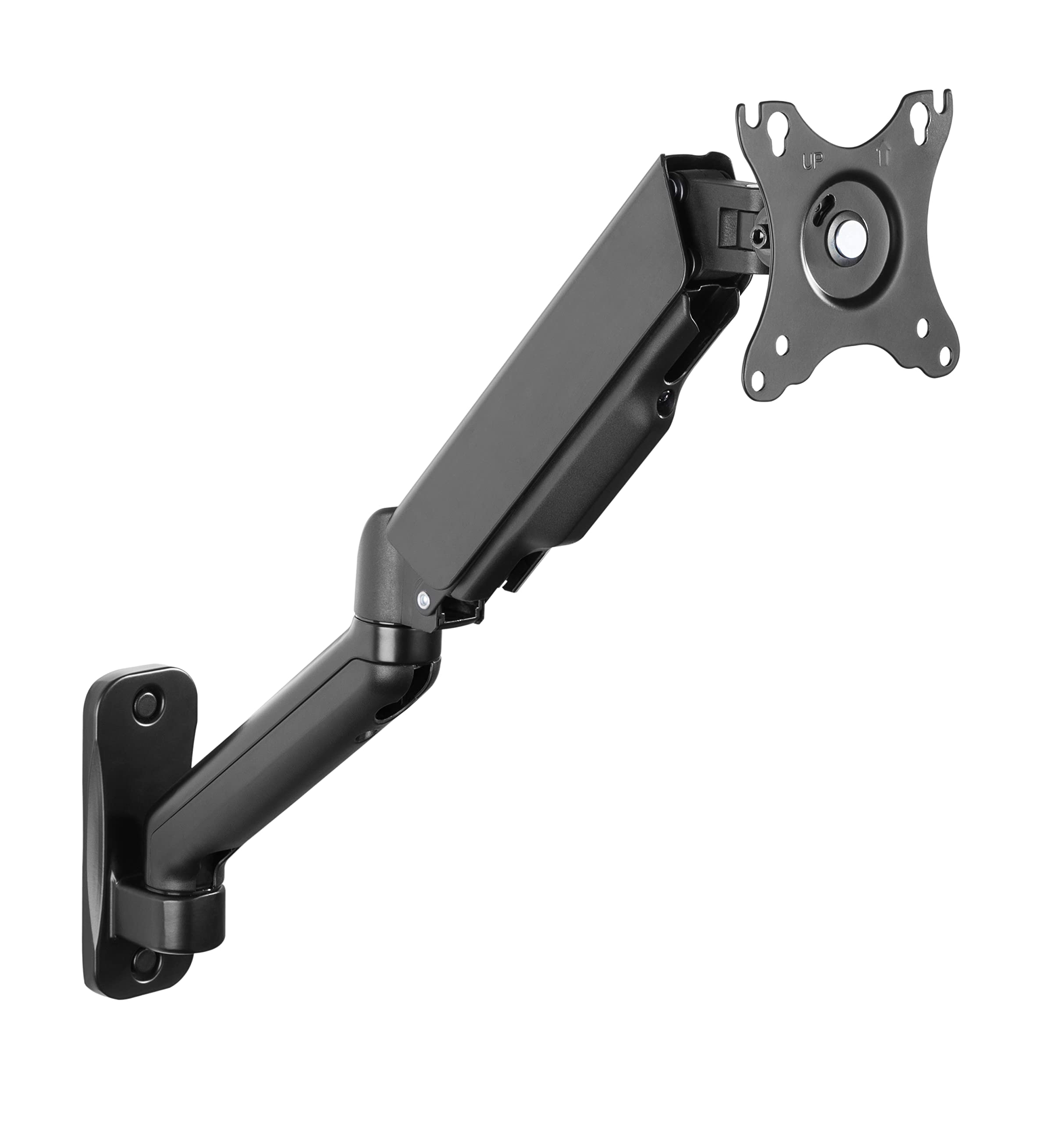 Jin Office Wall Mounted Monitor Stand for 13-32 Inch Monitors| 8Kg Weight Capacity| Gas Spring Monitor Stand for Wall | Adjustable Metal Wall Monitor Arm Mount | (Black) (B08D67JZJL) Amazon Price History, Amazon Price Tracker
