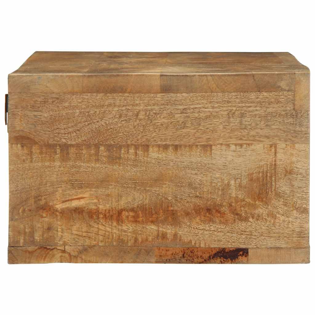 Hothingwell Szafka pod telewizor ścienny 100x30x19 cm Surowe drewno z