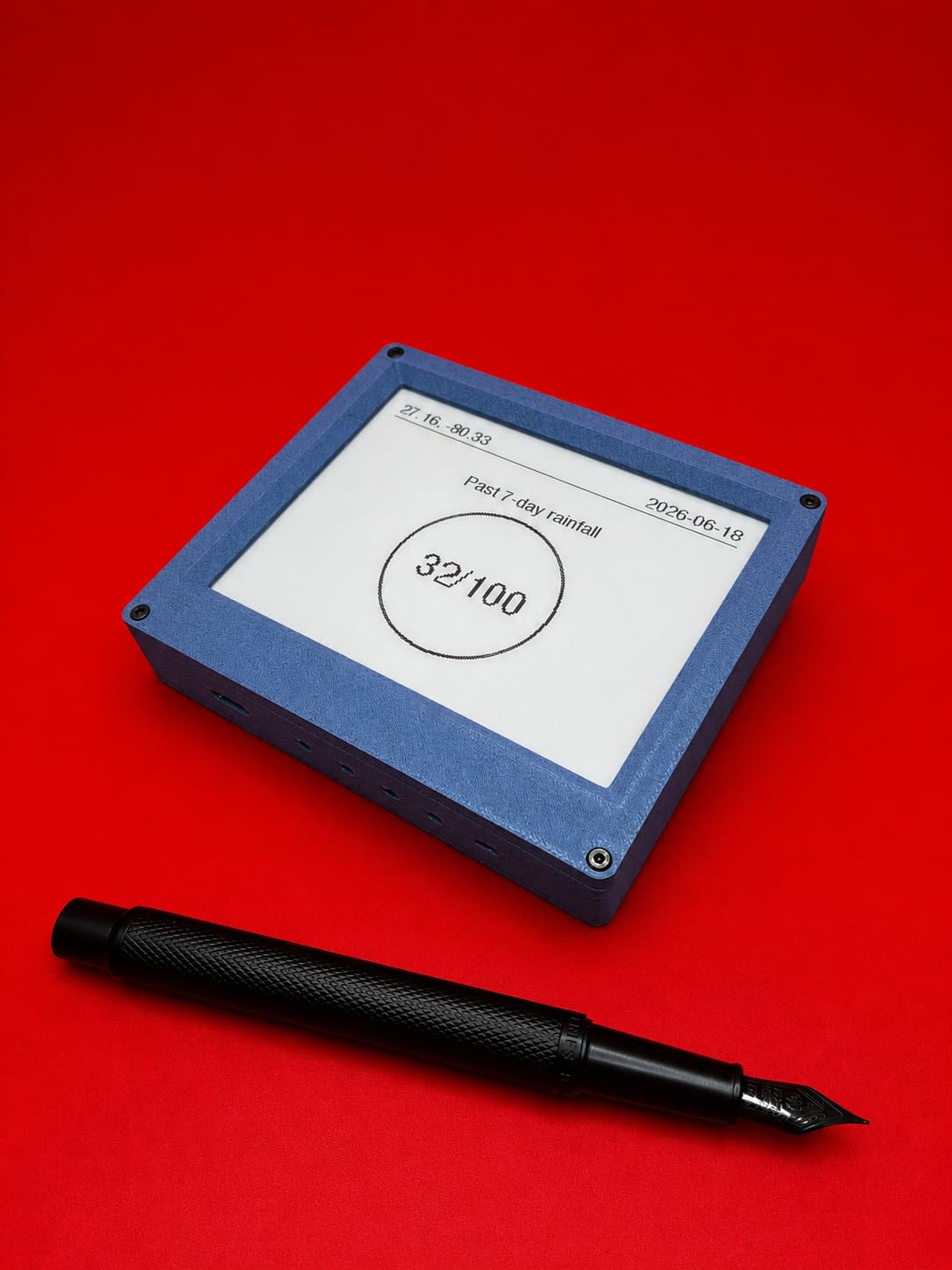 W100 Mini E-Ink Display by Weather100, Compact Weather Gift image 4