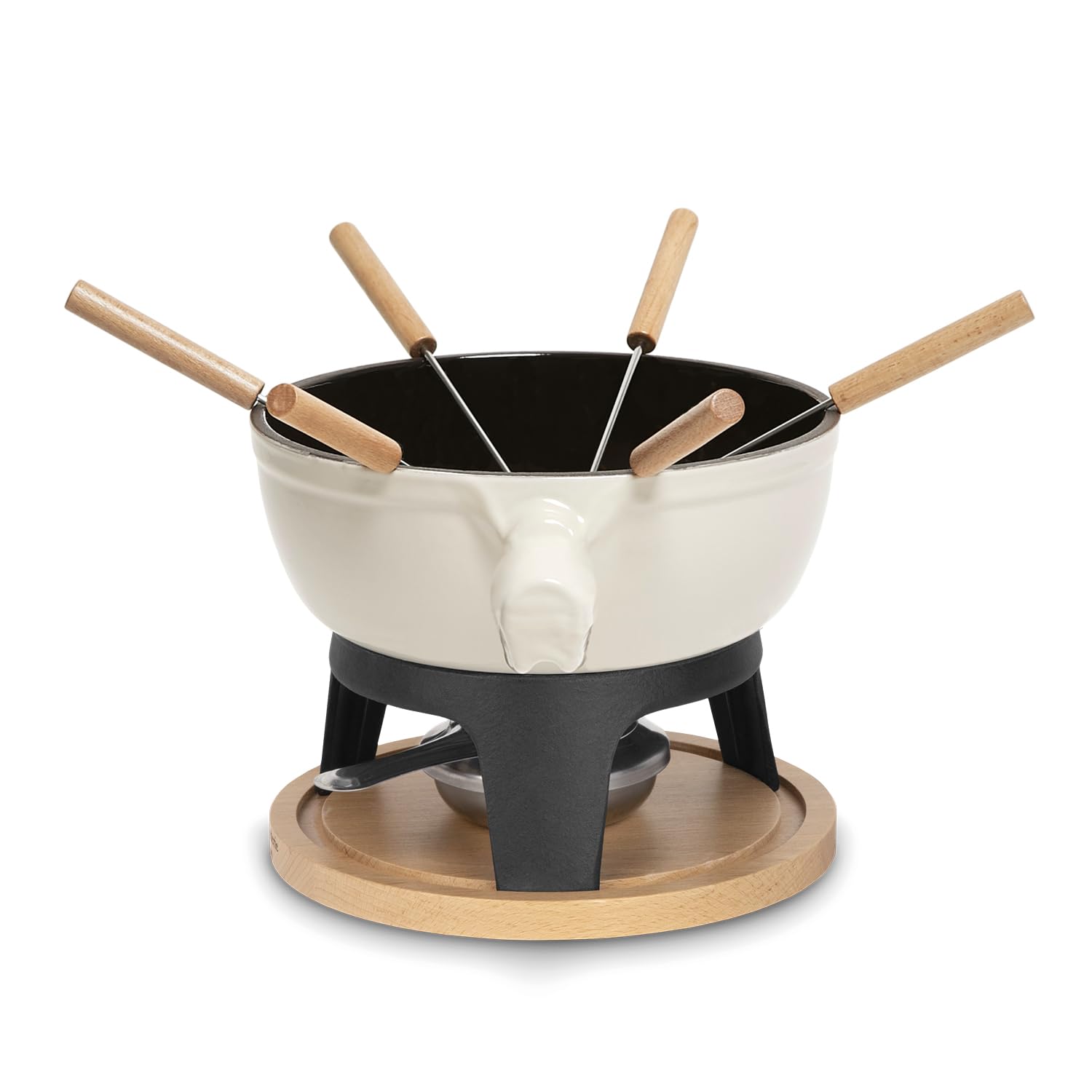 Apparecchio per fonduta in ghisa Mont Blanc