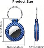 ZXgomg Waterproof for Apple Airtag Holder Case with Lock,Pendant Keyring Case with Keychain for Luggage/Bicycles/Pets - 3