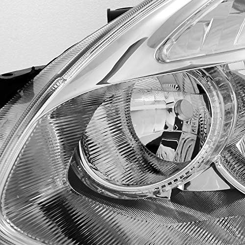 AKKON - Fits 2008-2014 Rogue SUV Halogen Type Clear Headlights Driver Left + Passenger Right Side Replacement Pair Set