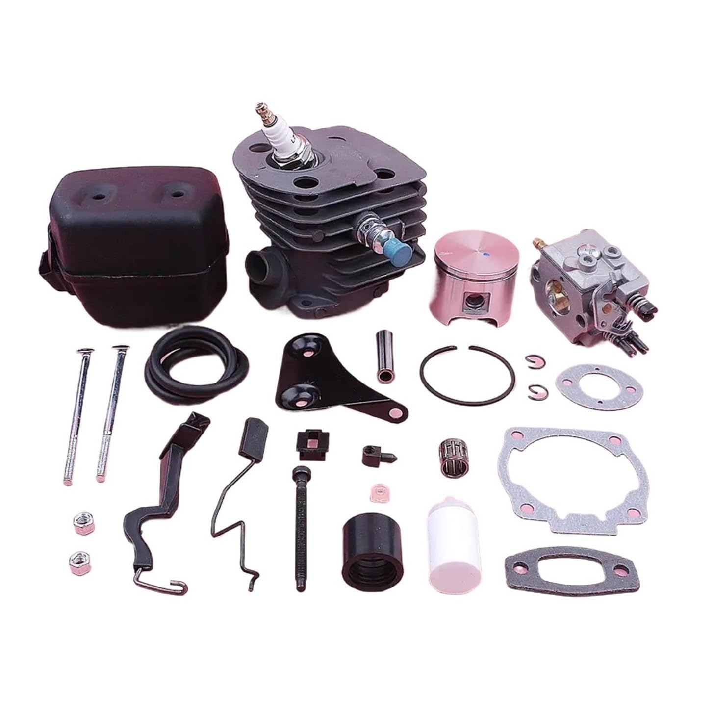 Kit piston cylindre carburateur 55 51 motoculture 501766605 503218202