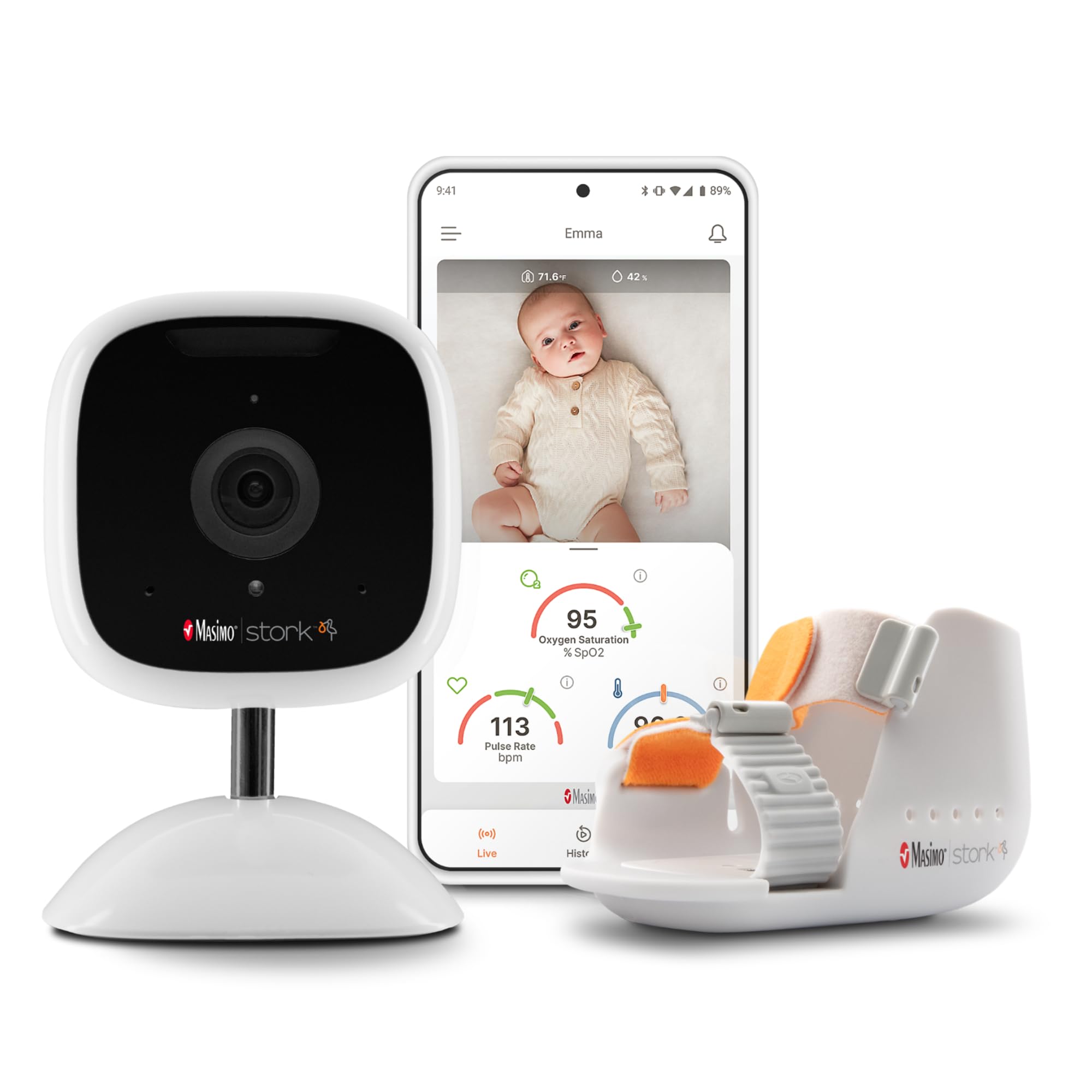 Amazon.com: Masimo Stork Vitals+ - FDA Cleared Smart Baby