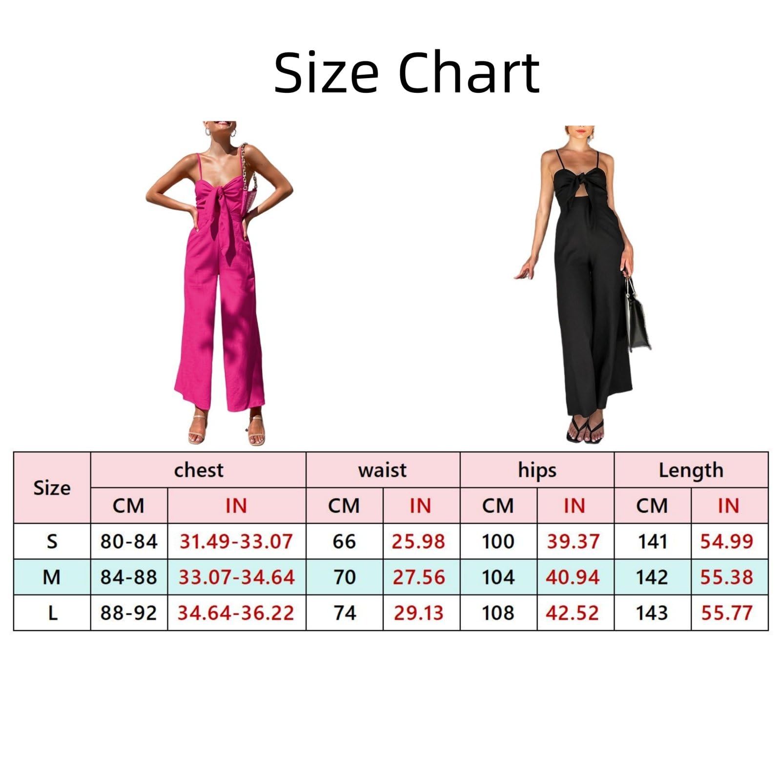 Damskie Seksowne Kombinezony Spaghetti RamiąCzka Off Shoulder Modny Front Tie Wysoka Talia Szerokie Nogawki Pajacyk