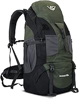 Vista 1 de Mochila de senderismo RuRu monkey de 50L, mochila ligera impermeable para camping al aire libre y viajes