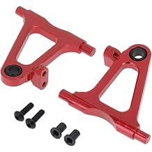 IWBR 2pcs Front Lower Suspension Arm Fit For Tamiya TT02 TT-02 TT02T TT-02T 1/10 RC Car Upgrades Parts Accessories Color Red