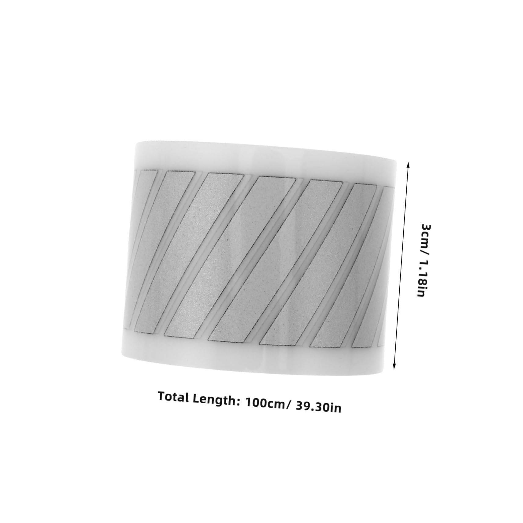 DOITOOL 1 Roll Fabric Reflective Stickers Transfer Sew Patch Clothes Fabric Tape Reflective Tape Name Adhesive Clothing Supplies Engraving Film Vinyl for Iron on Fabrics Plastic