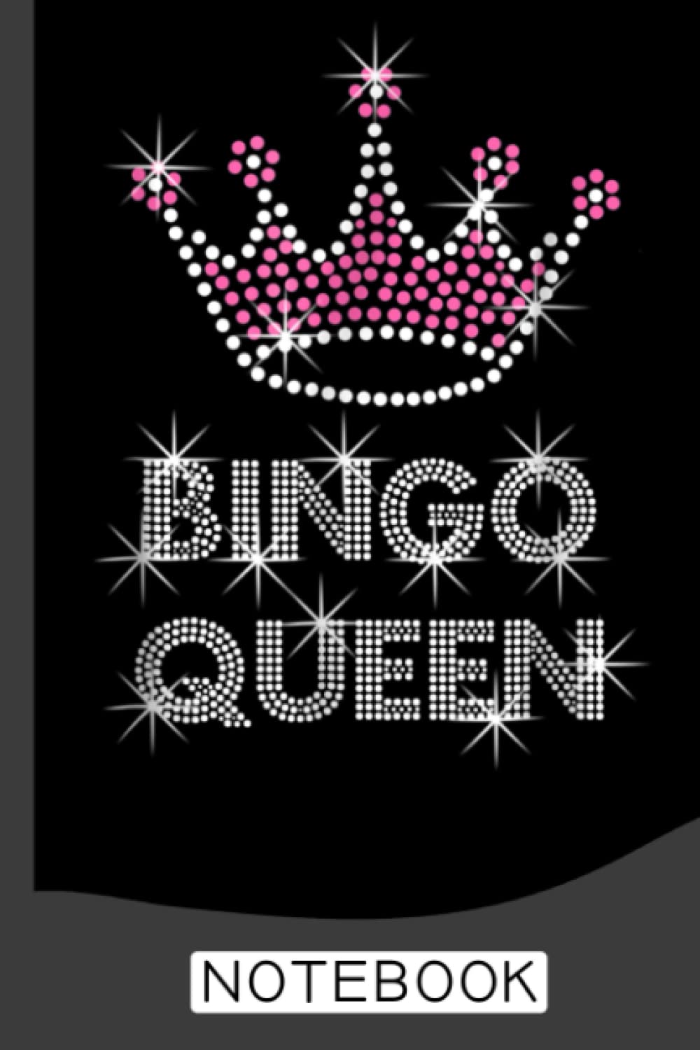 Bingo Queen Notebook: Bingo Journal, Bingo Game Notebook Note-Taking Planner Book, Bingo Player Christmas Birthday Present Gifts for Dad Mom Grandpa Grandma
