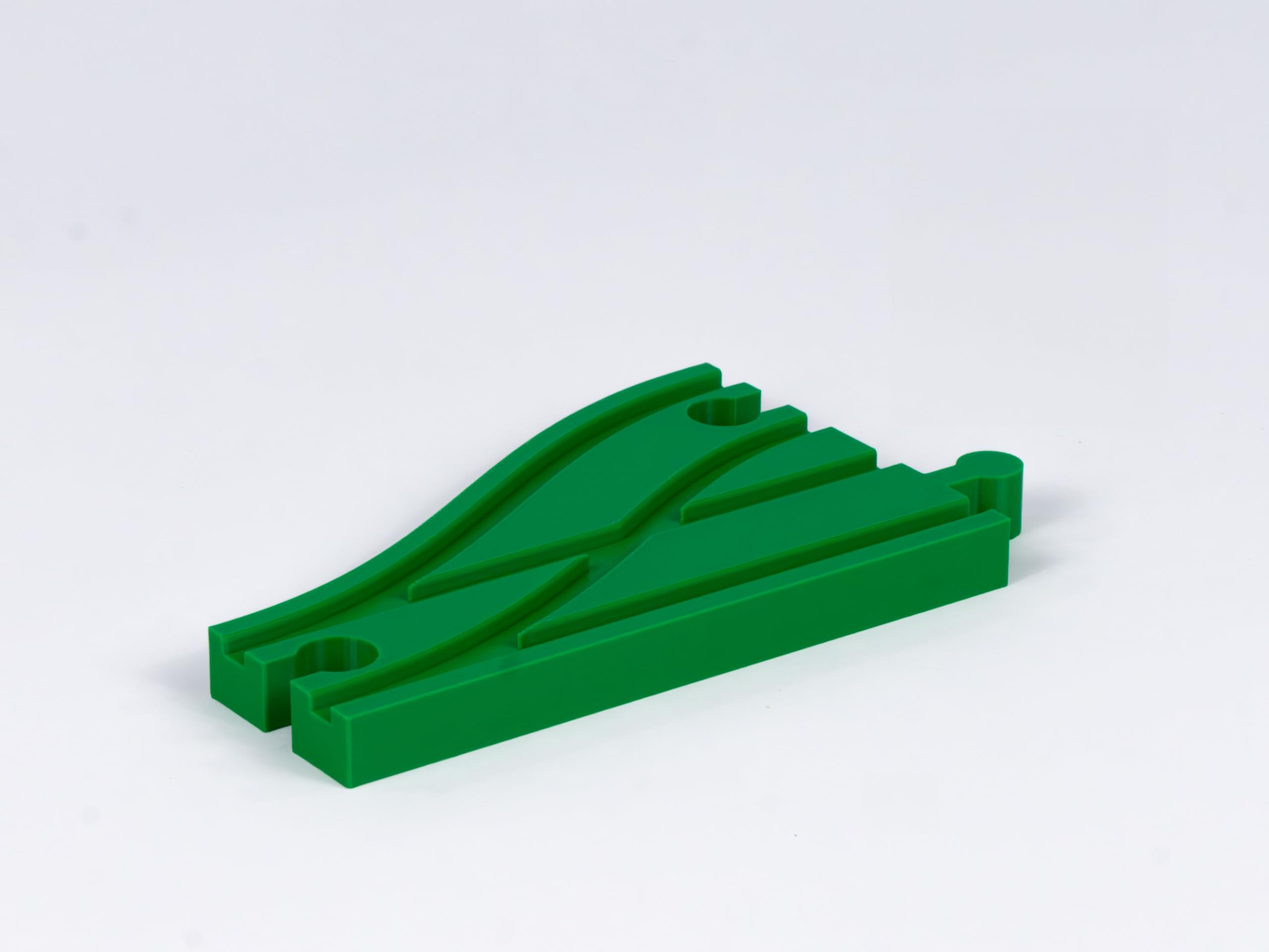 Briocks®, Parallel Left Turnout for Wooden Train, Compatible with BRIO, Thomas, Lillabo, IKEA, Melissa & Doug, Oxybul - Image 4