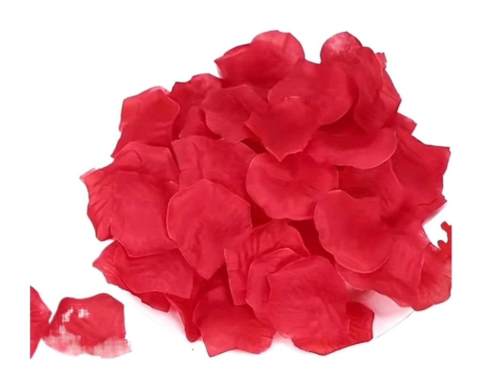 CYJAZNHH Artificial Rose Petals 1000 Pcs Nonwoven Multicolor(Red)