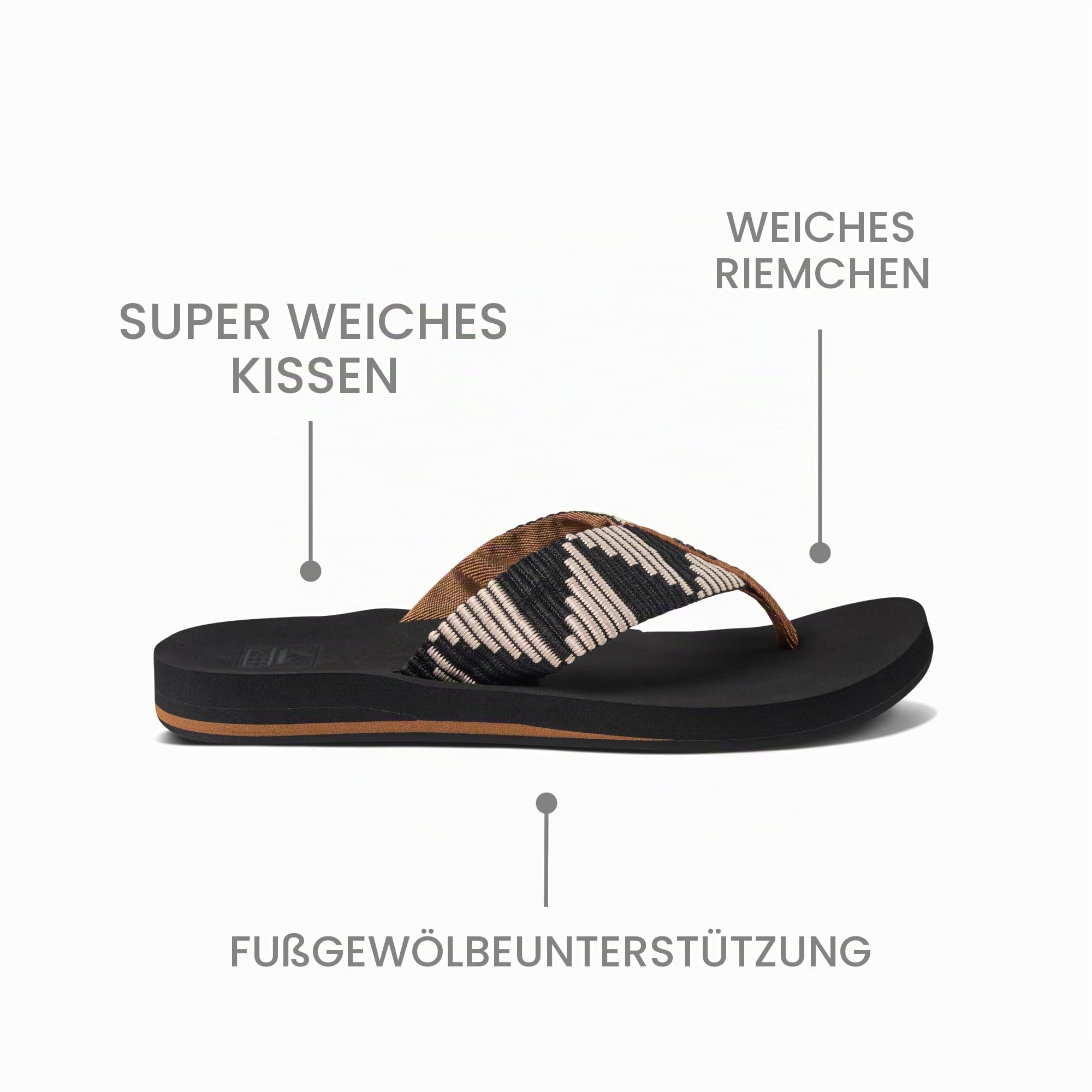 Reef Zehentrenner Sandale Spring Woven