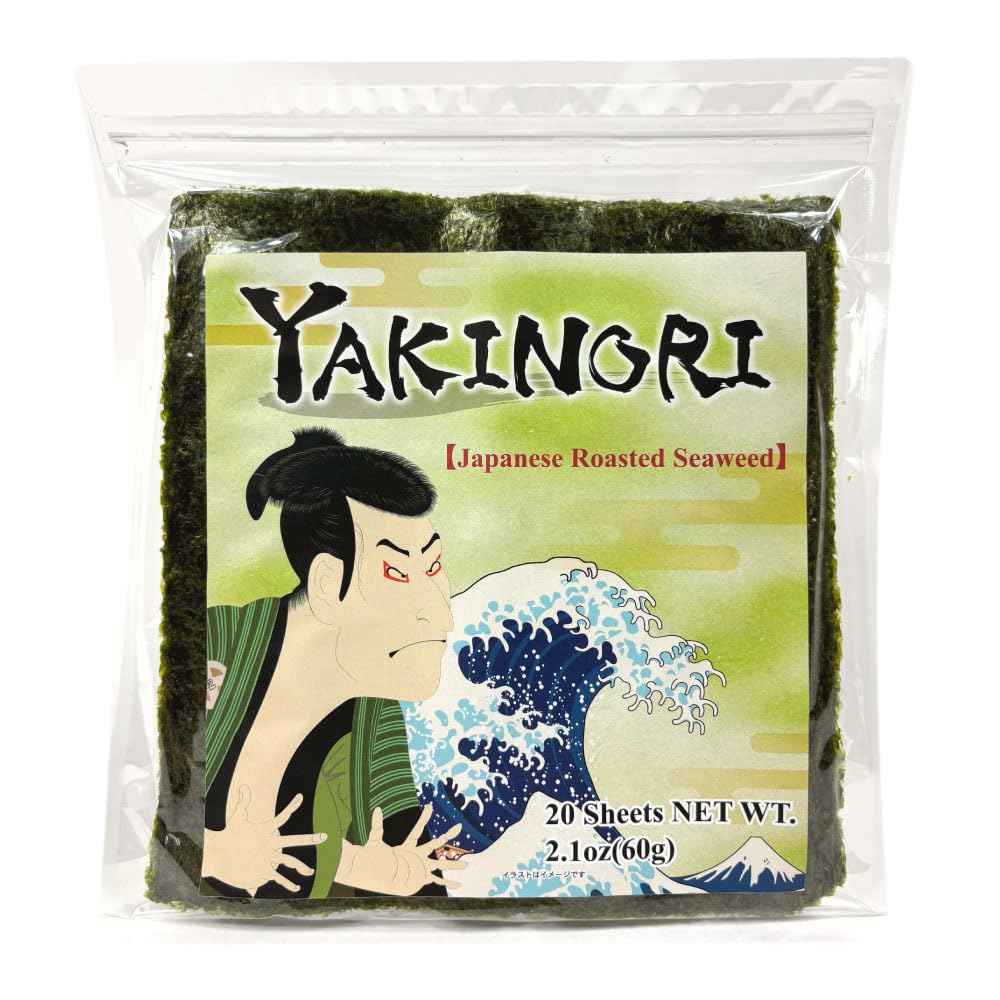 Yakinori Japan Roasted Seaweed 20 sheets (2.1oz/60g) nori ramen rice balls