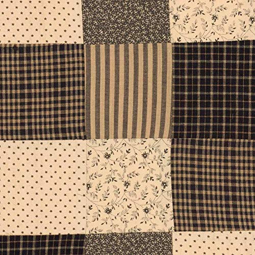 VHC-Brands-Kettle-Grove-Cotton-8×8-Patchwork-Blocks-Pot-Holder-Black VHC Brands Kettle Grove Cotton 8×8 Patchwork Blocks Pot Holder Black