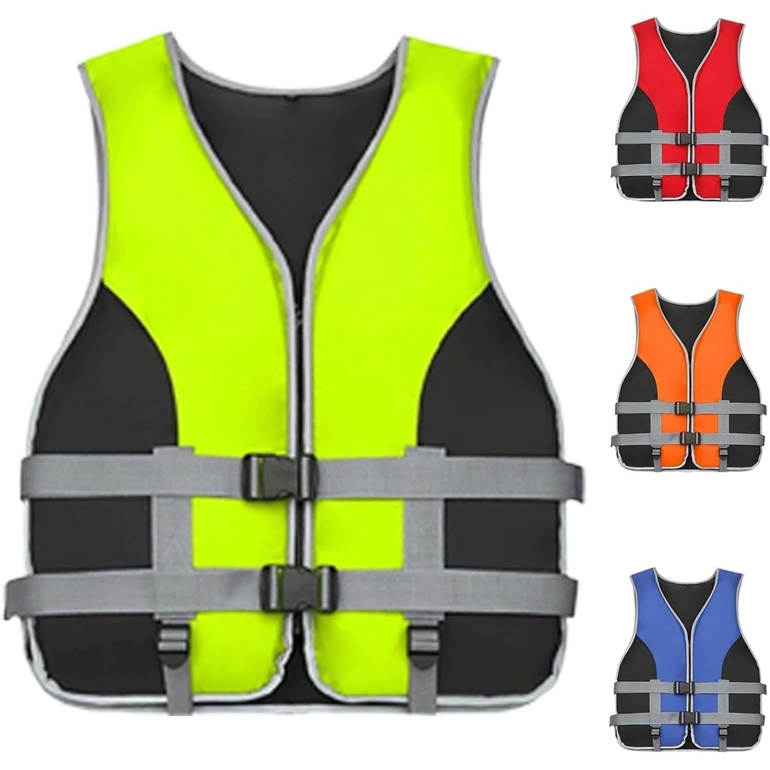 Chaqueta de surf con tira reflectante de silbato para 20-220 libras