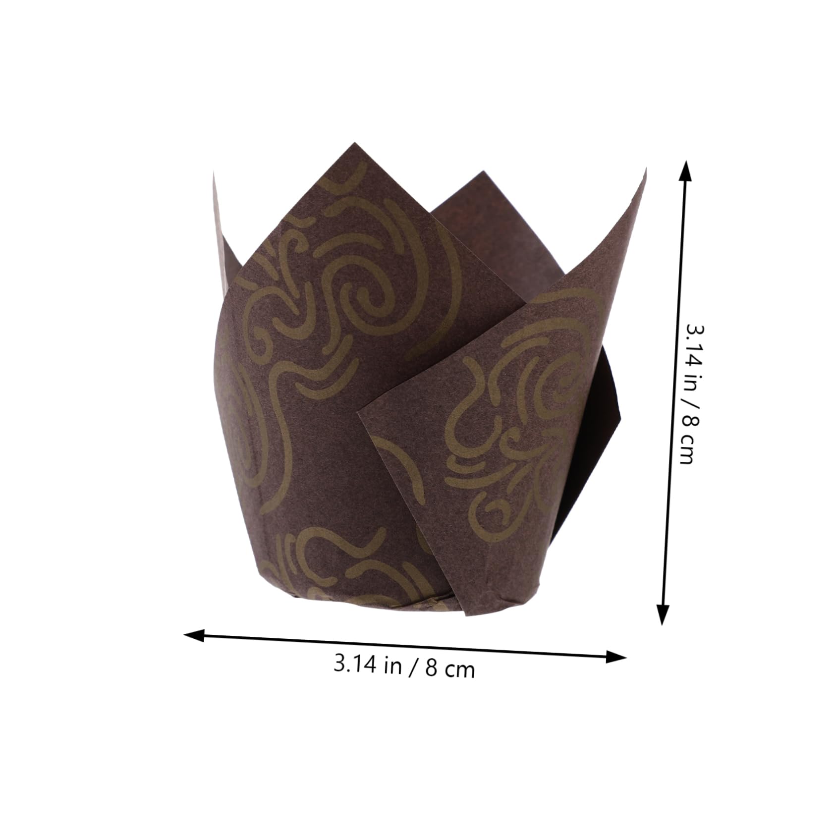 Cabilock 500pièces Caissettes à Muffins Papier Tulipe Moules à Anti-graisse Pour Pâtisserie Pour Et Événements