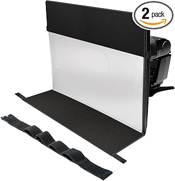 LumiQuest StripBox, 2 in 1 Flash Diffuser Set, Universal Classic Design for External Camera Flashes with UltraStrap