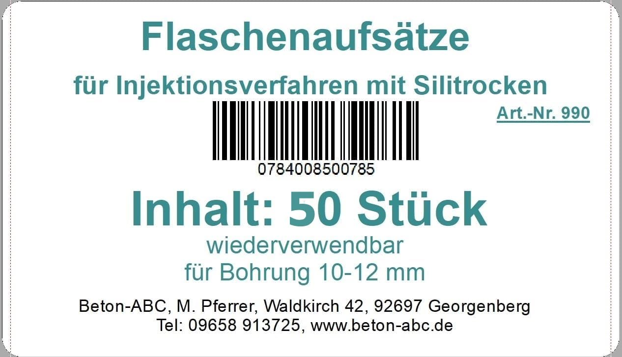 50 Injektionstrichter zur Anwendung der Horizontalsperre, 0,5 L Behälter-wieder verwendbar, für 10-12 mm Bohrung