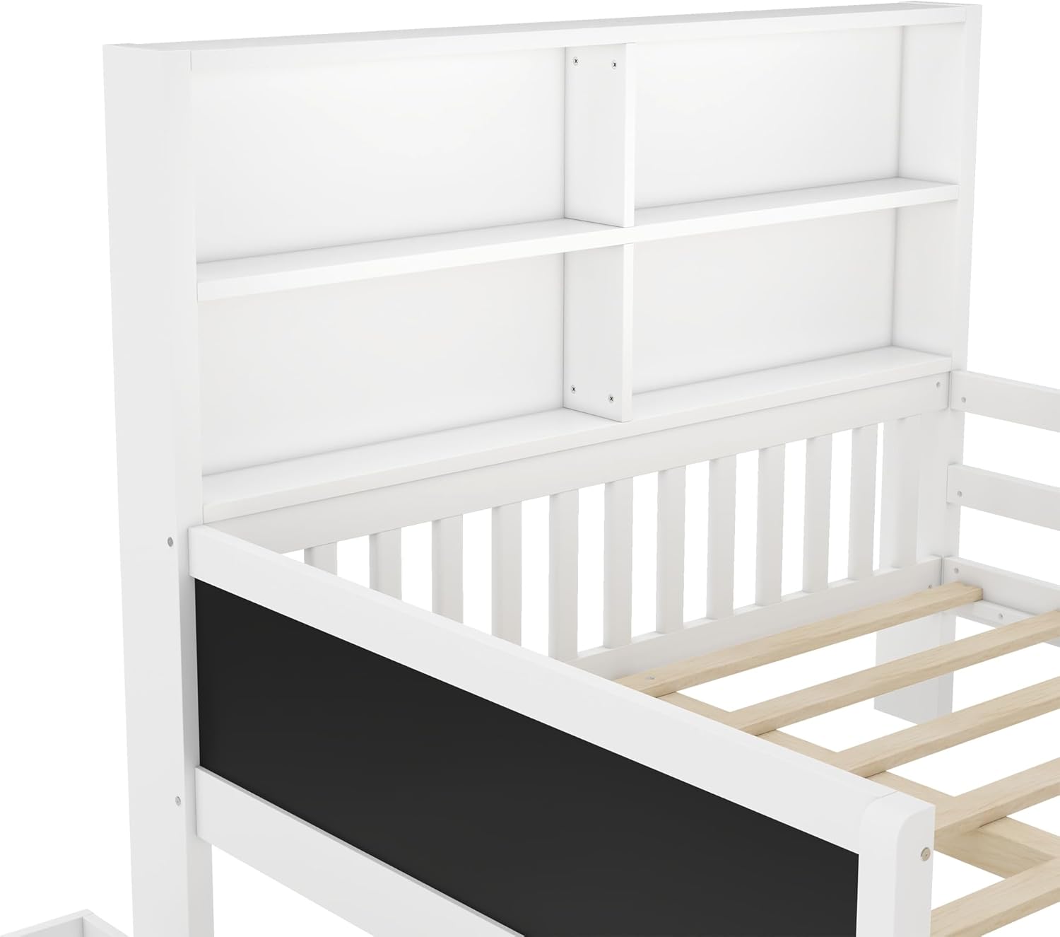 Bellemave Full Size Platform Bed Frame with Drawers