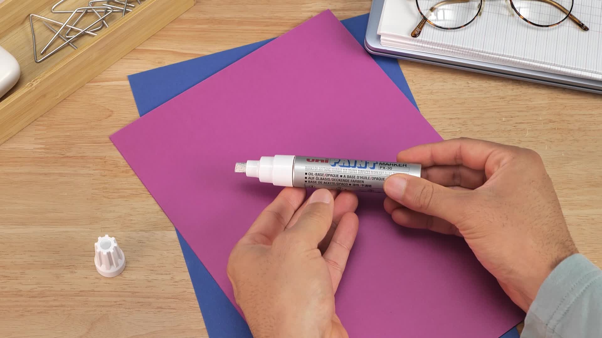 Uni-Ball 182213 - Marqueur Peinture Paint PX-30 à Pointe