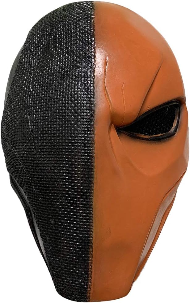 Deathstroke Latex Mask Arkham City Superhero for Halloween Cosplay Props