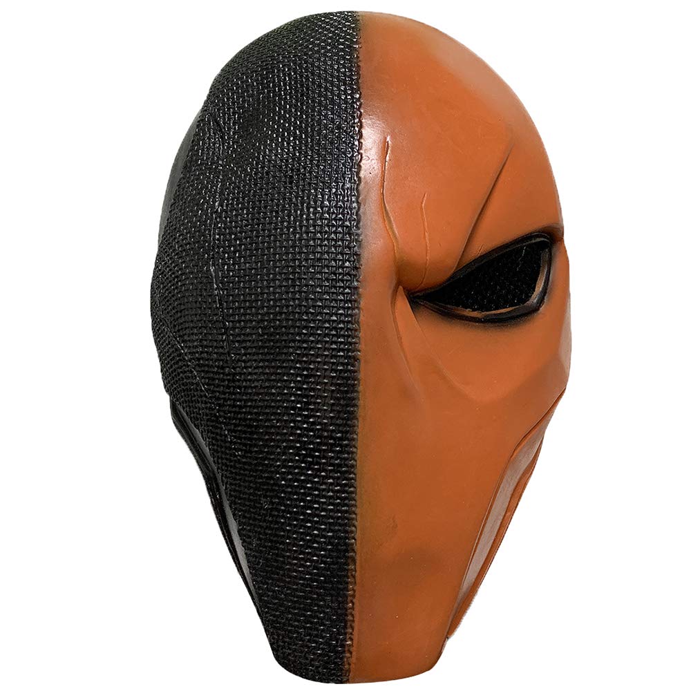 Deathstroke Latex Mask Arkham City Superhero for Halloween Cosplay Props