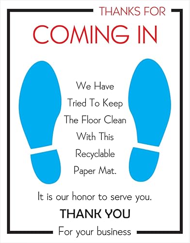 Miniatura 7 de Alfombrillas de papel resistentes para automóviles - Alfombrillas desechables para automóviles - Protector desechable para piso de automóvil -