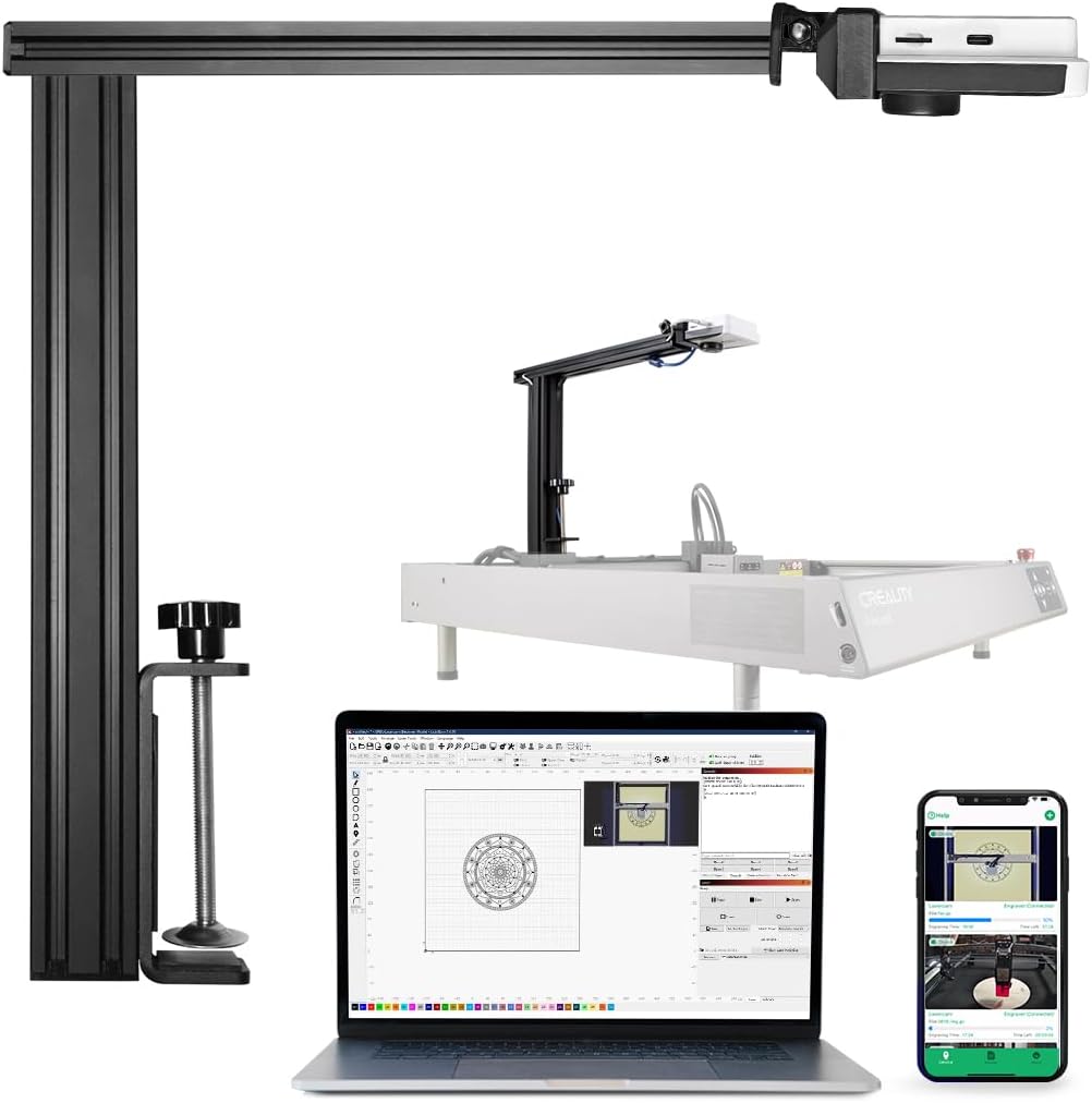 Mintion Lightburn Camera, Laser Engraver Camera for Laser Engraving Machine, Lasercam Camera for Lightburn Software