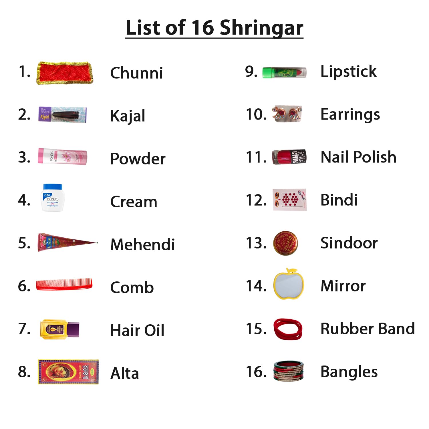 Pooja Shringar Kit - Complete Indian Worship Set -2