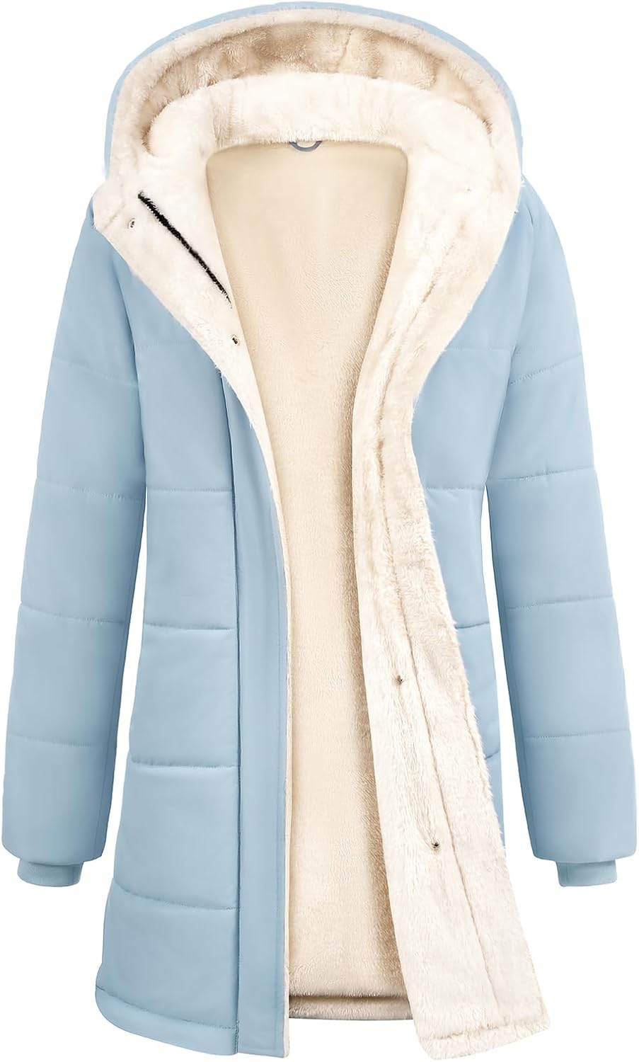 CMTOP Winterjassen voor Dames UK Fleece Gevoerd Warme Damesjassen