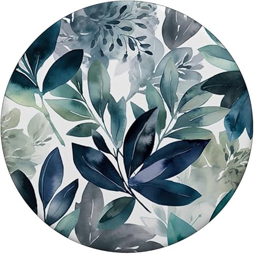 Miniatura 3 de Patrón de jardín verde floral de eucalipto PopSockets PopGrip intercambiable