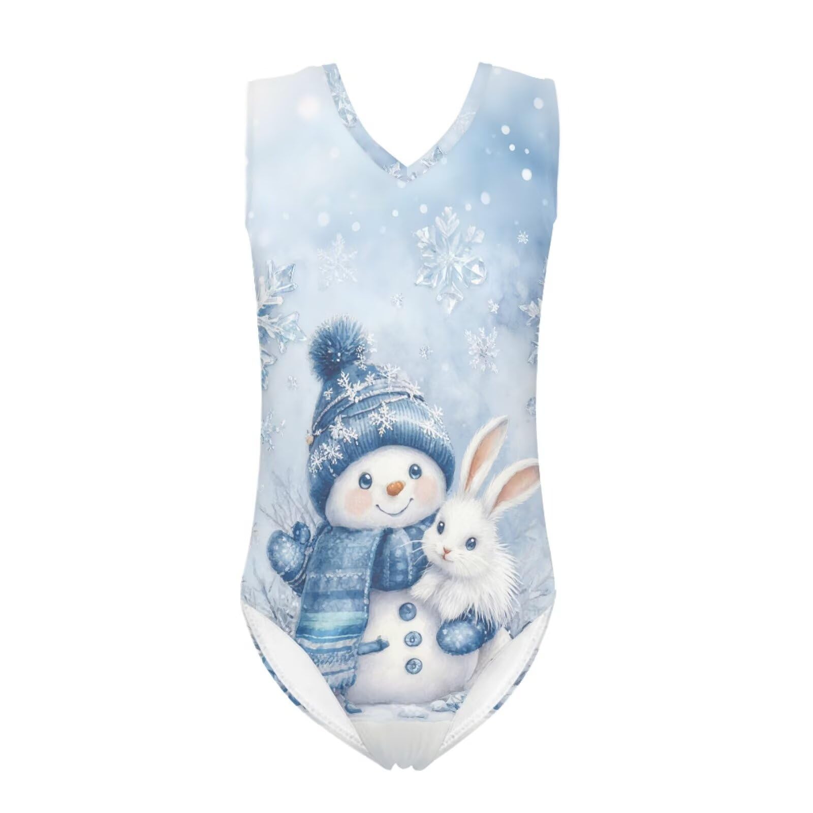 Cartoon Pattern Kids Girls Bathing Suits One Piece Swimsuit Soft &amp; Quick Dry, 5-14Years