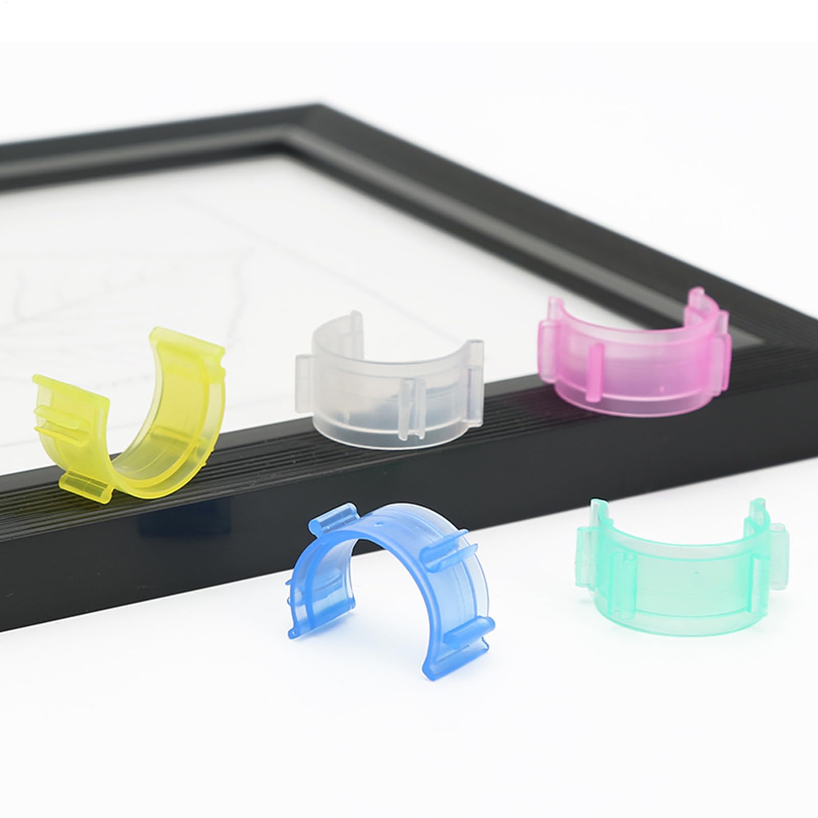 100 Clips Pour Bobines De Fil - Anti-Chute Et Résistants - Pour Couture, Broderie, Organisation Atelier (18x13x3 Cm)