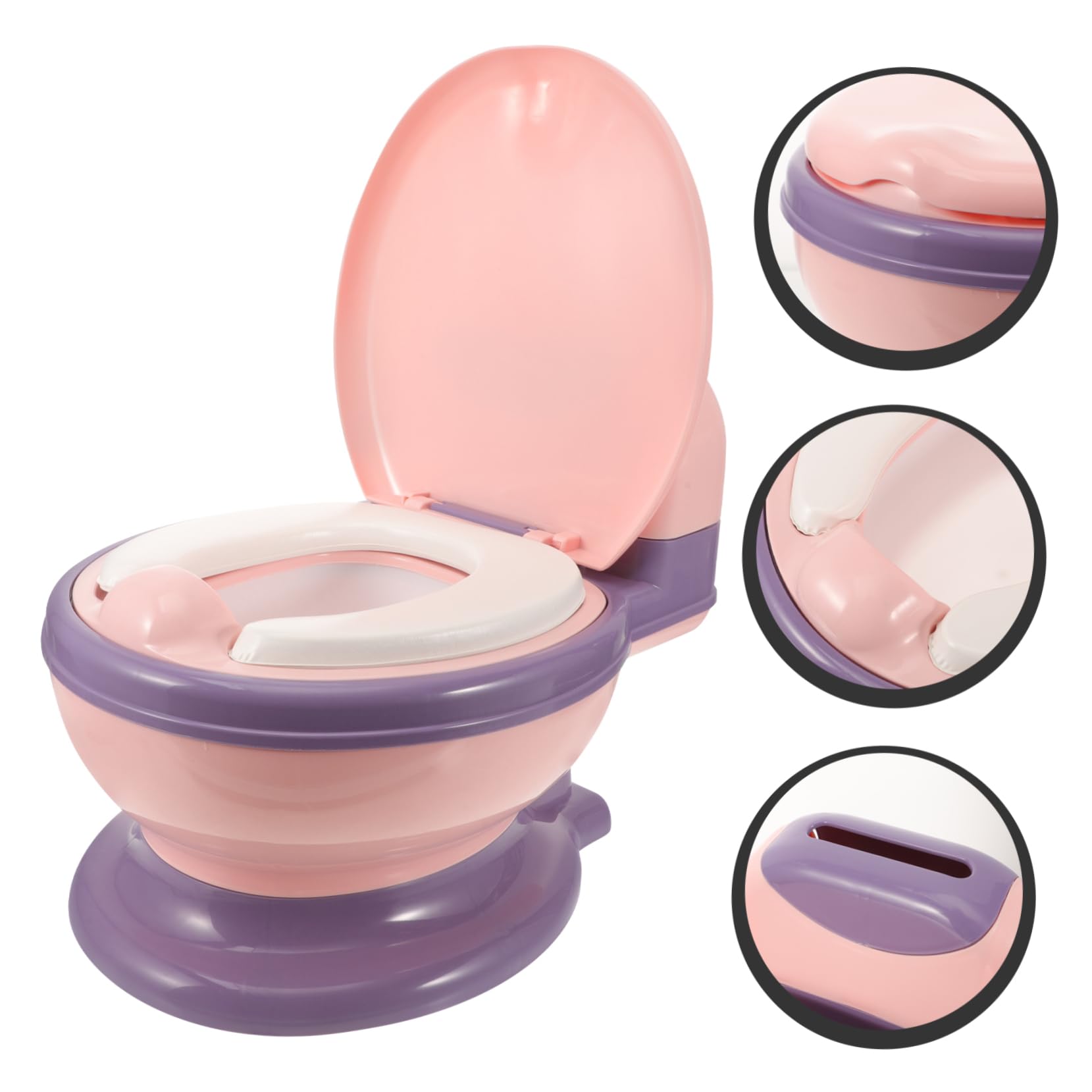 Homoyoyo Vasino Per Ragazzo Ragazza Ragazza in Materiale Resistente Vasino Portatile Leggero e Facile Da Pulire Seduta Comoda e Design Realistico Per Apprendimento Dei Piccoli