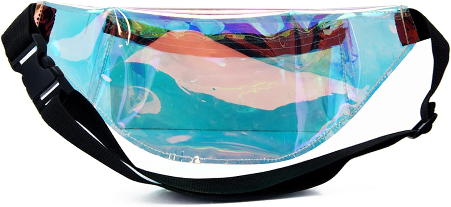 eYLun Women Fanny Pack Belt Bag Clear Crossbody Waist Bag Waterproof Bum Bag Traveling Waist Pack