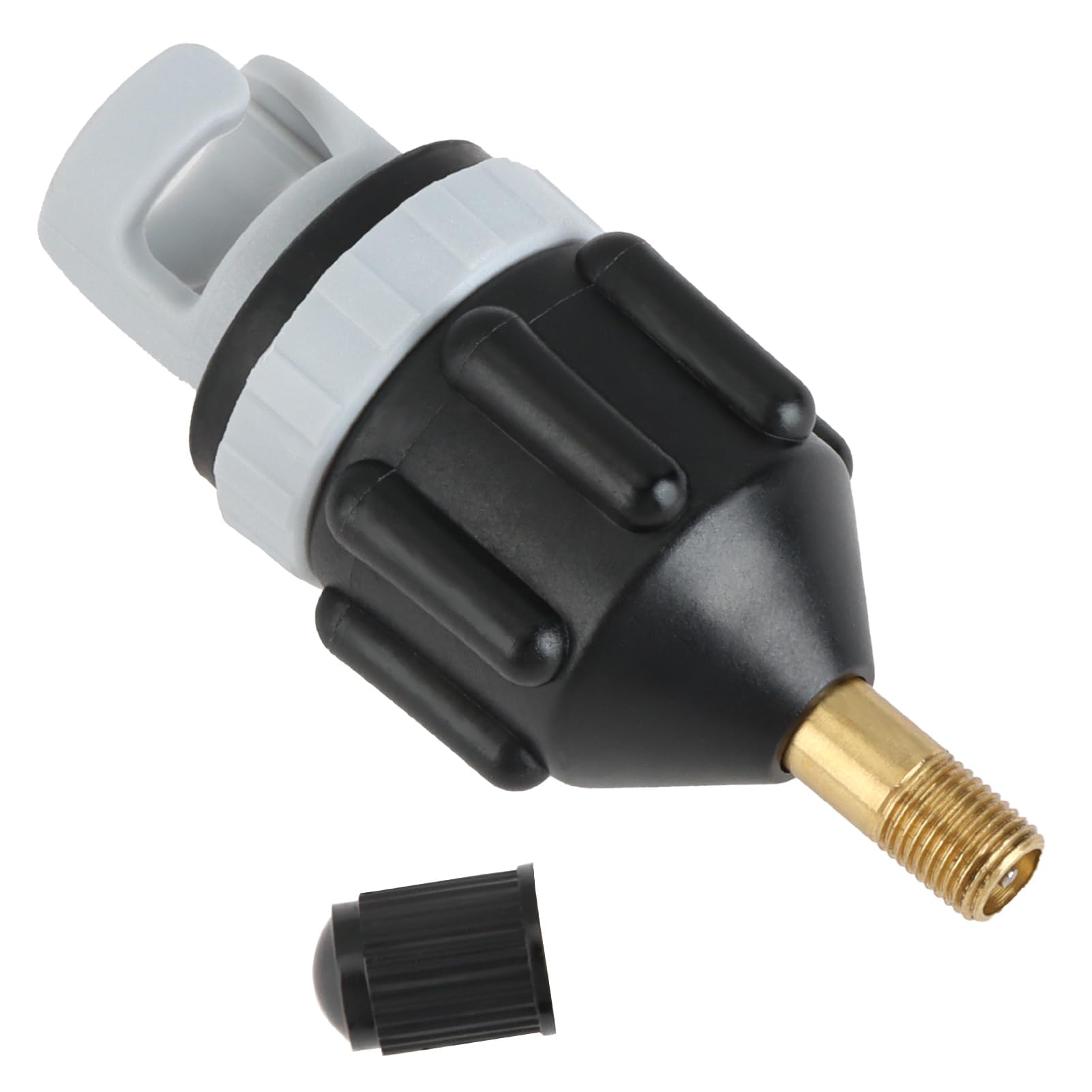 Adaptador de bomba eléctrica 1 pieza de cobre, conector de 7 mm, accesorio inflado para kayak, sup, barco inflable Adaptador de válvula resistente y duradero para bomba de aire
