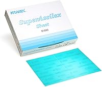 Vista 10 de Super Assilex Hojas de lijado flexibles, Lime K-1000, gancho y bucle, 191-2507, 25 hojas