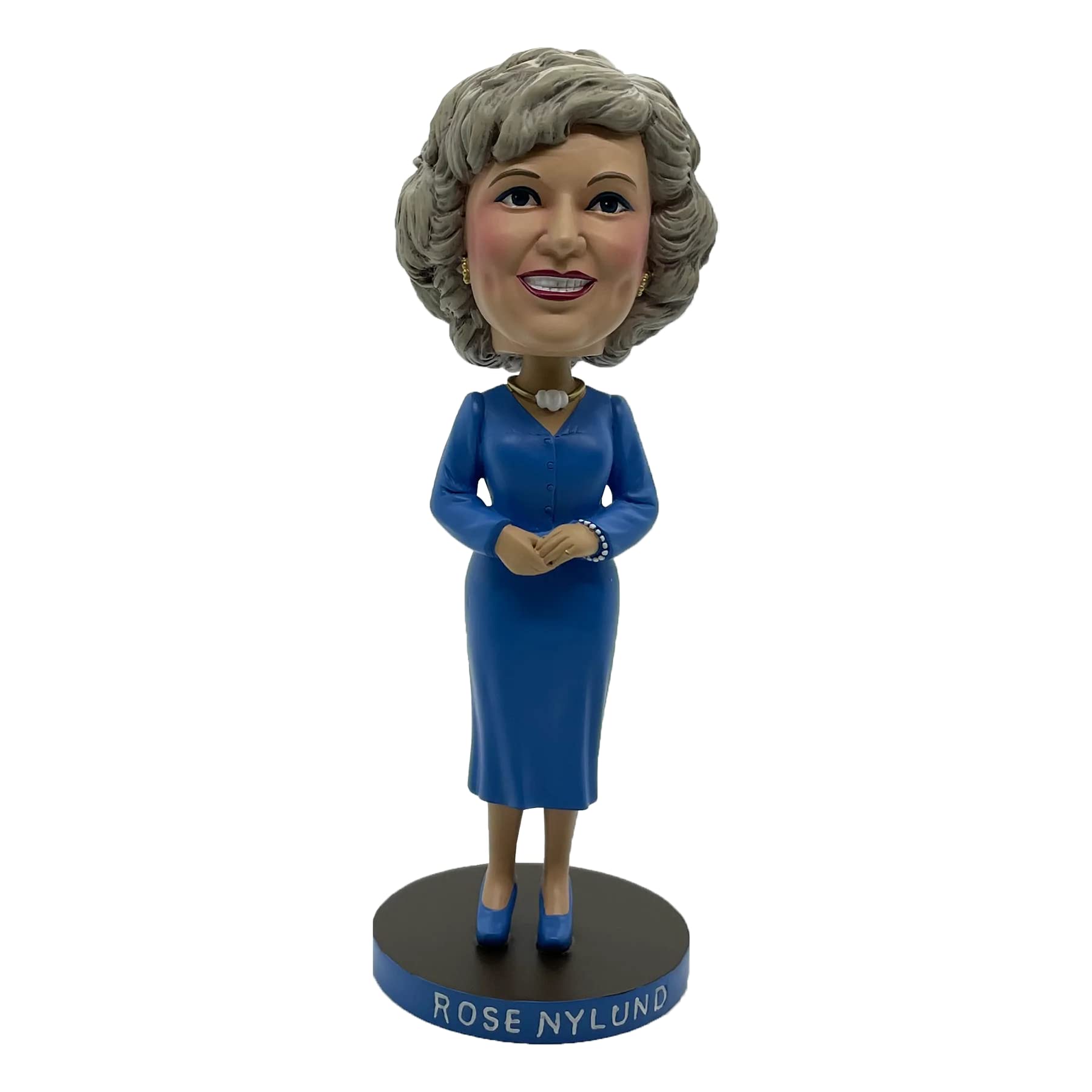 betty white blue dress Amazon.com: Icon Heroes Rose Nylund Golden Girls Betty White Blue Dress  Bobblehead