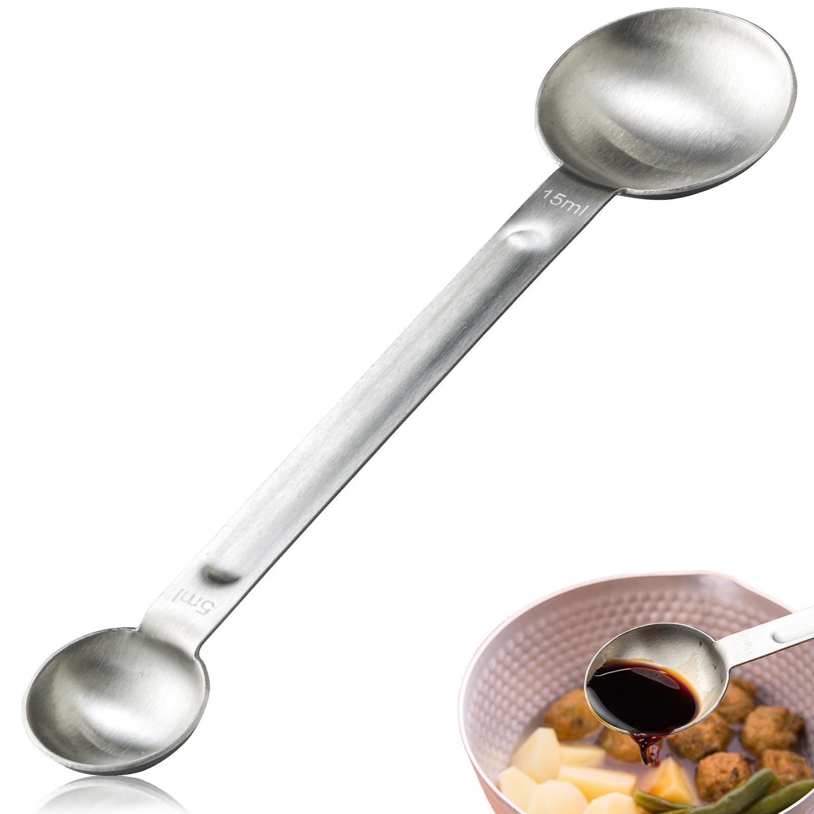 Amazon｜コモライフ ダブル計量スプーン (大さじ・小さじ) 5・15