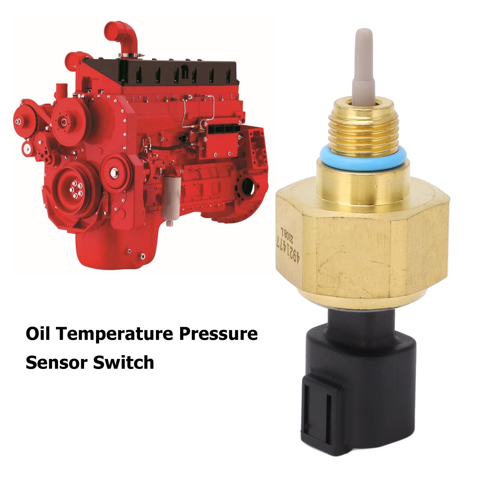 Sensore di pressione della temperatura dell'olio del motore Sensore di temperatura dell'olio Sensore di pressione della temperatura dell'olio 4921477 Sostituzione interruttore motore per