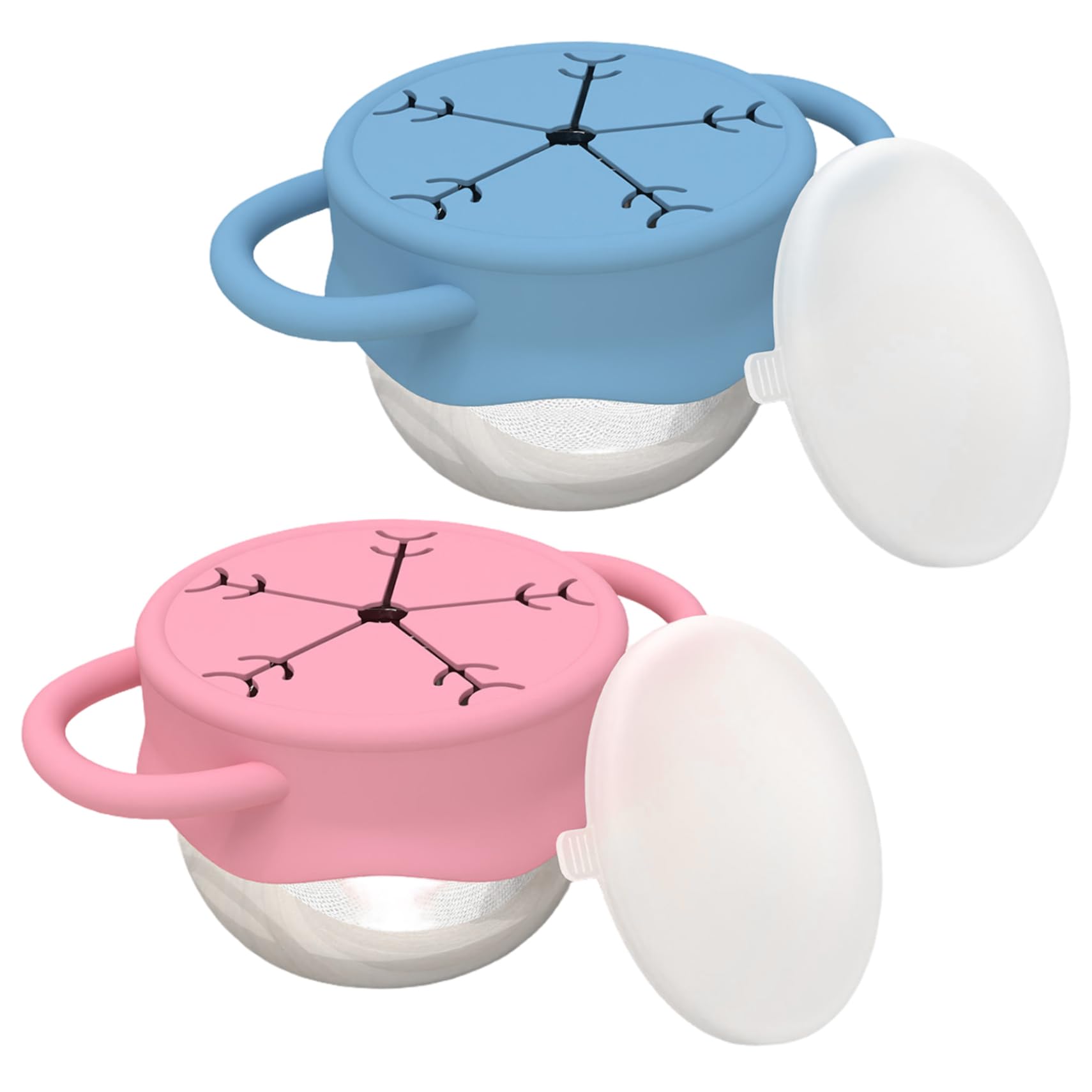 Vasos para refrigerios de acero inoxidable para evitar derrames de comida infantil