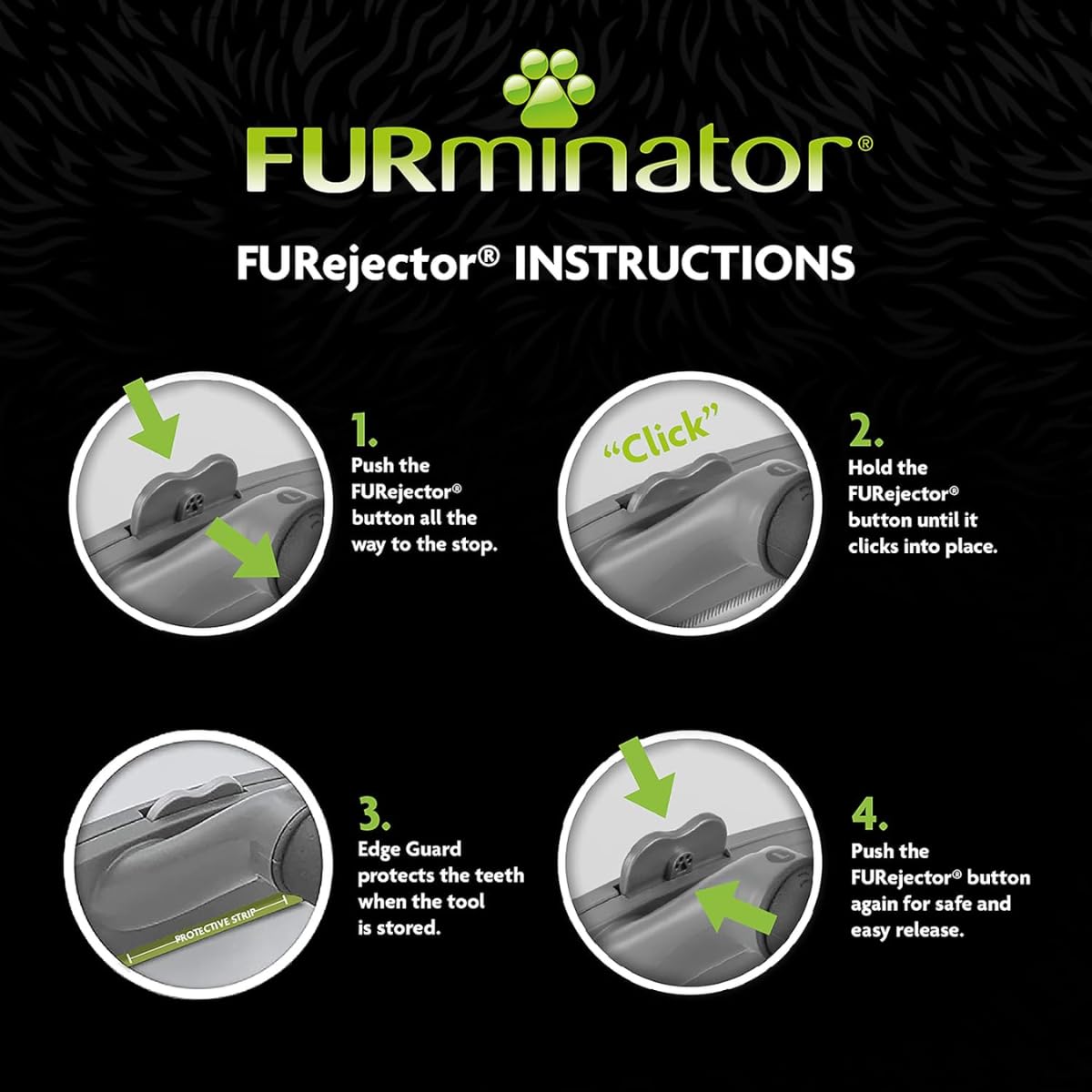 FURminator deShedding, Tool para gatos pequeños de pelo corto, Cepillo talla S para gatos pequeños para eliminar el pelo suelto