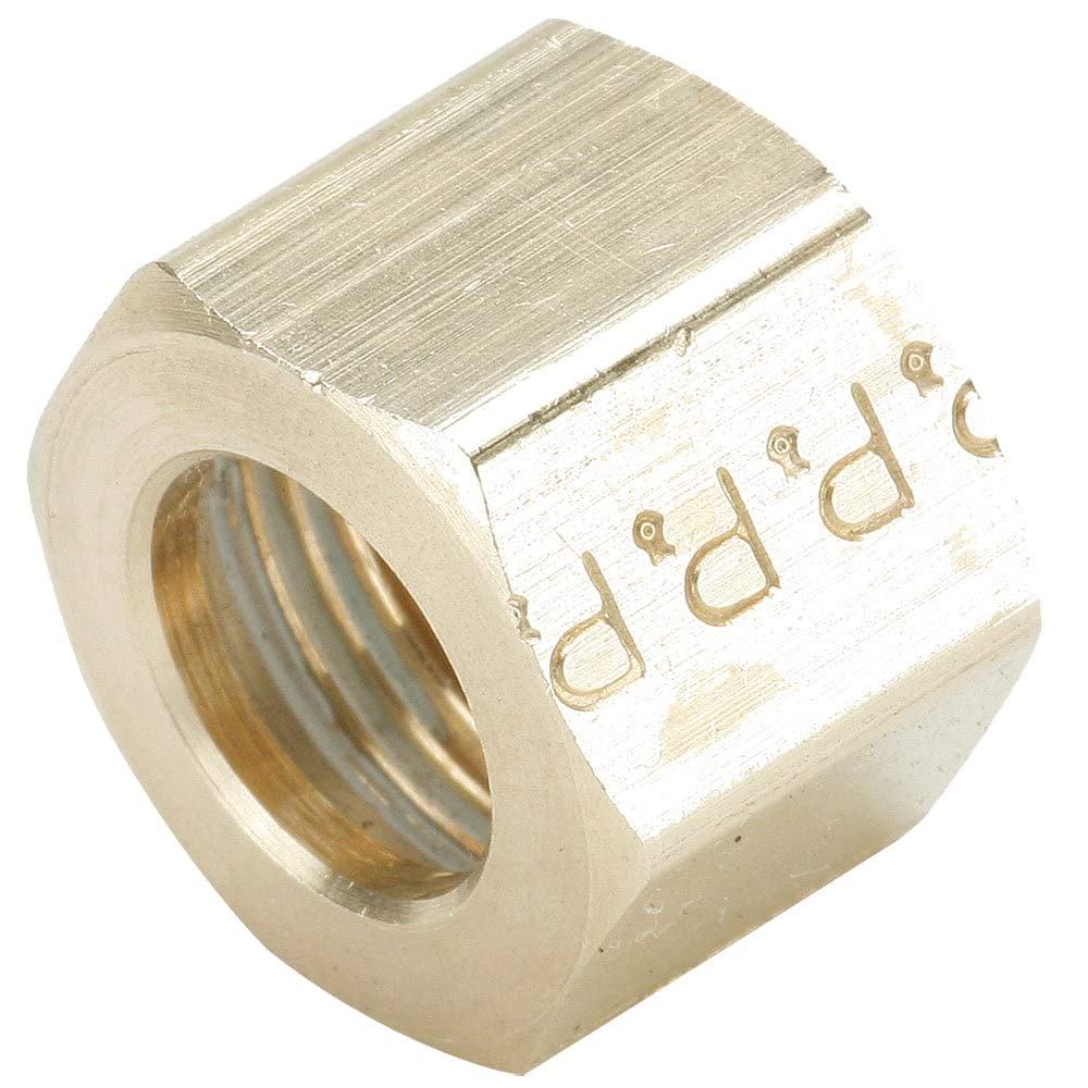 Parker Hannifin 61C-10-pk10 Compression Fitting, Brass, Nut, 5/8