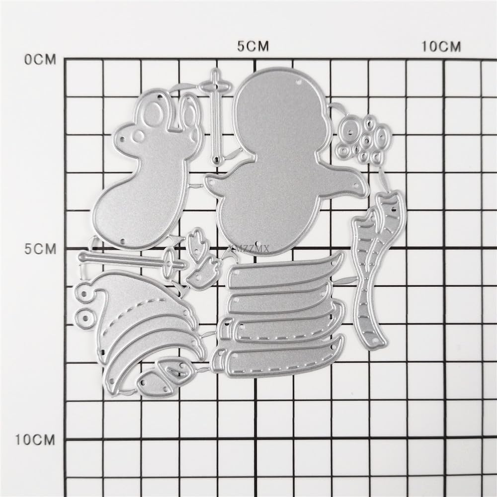 XMZZMX Matrices De Découpe En Métal Pour La Fabrication De Cartes