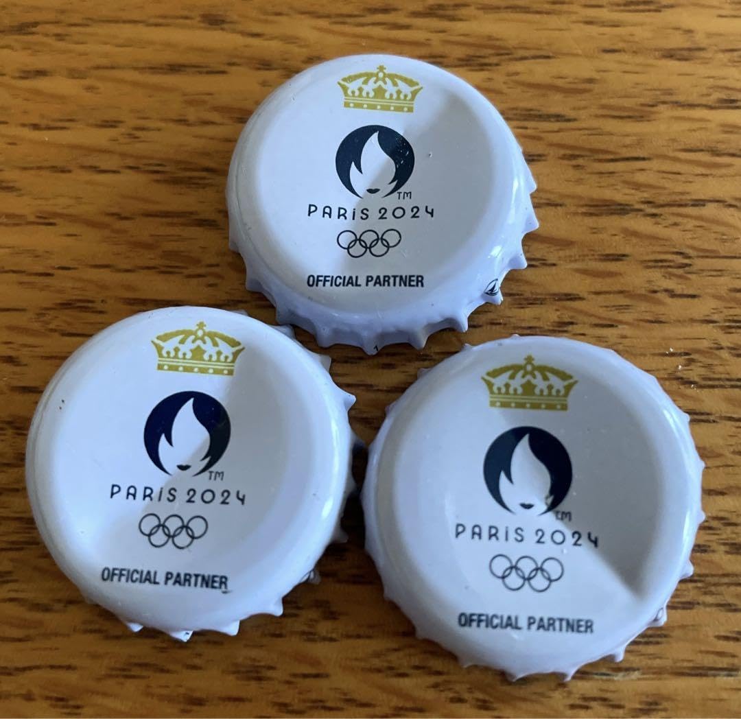 Amazon.co.jp: コロナビール 王冠 2 3個 CORONA パリ五輪 2024