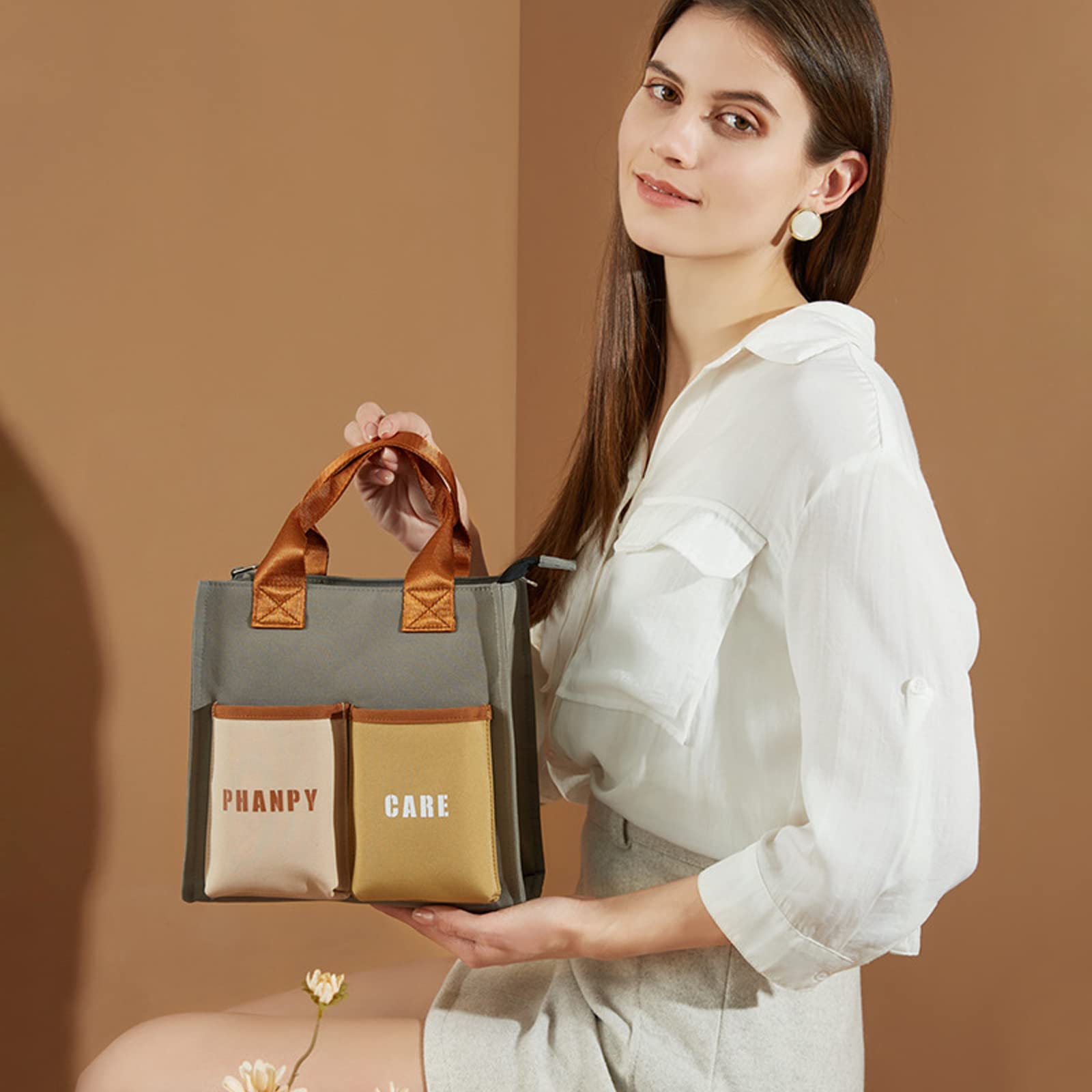 SONARIN Stylish Lightweight Diaper Bag Tote,Waterproof Nappy Changing Bag Satchel Messenger Bag Portable Travel Mommy Bag(Green)