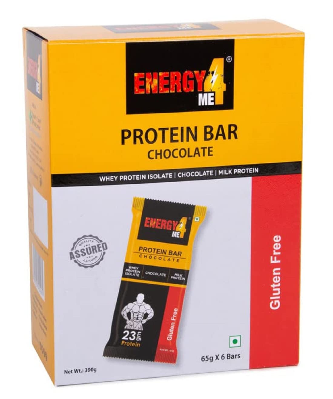 Buy Energy4Me Protein Bar 23g Chocolate Bars I Gluten Free, Whey