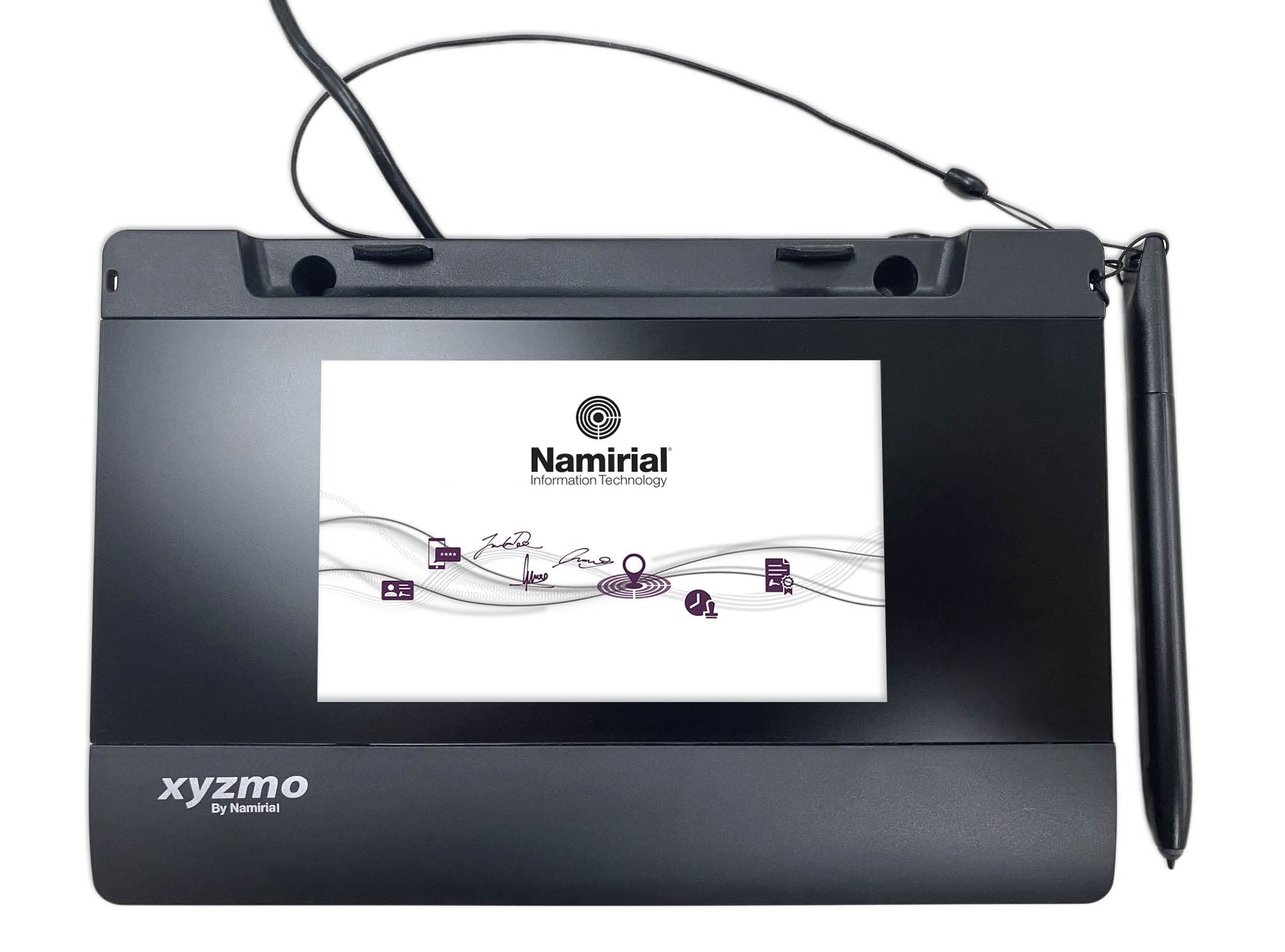 Namirial Graphokit - Tableta de firma Grafométrica NT con pantalla de 5 pulgadas y licencia de software GraphoSign Lite, 3 años de suscripción y certificado técnico de cifrado incluido