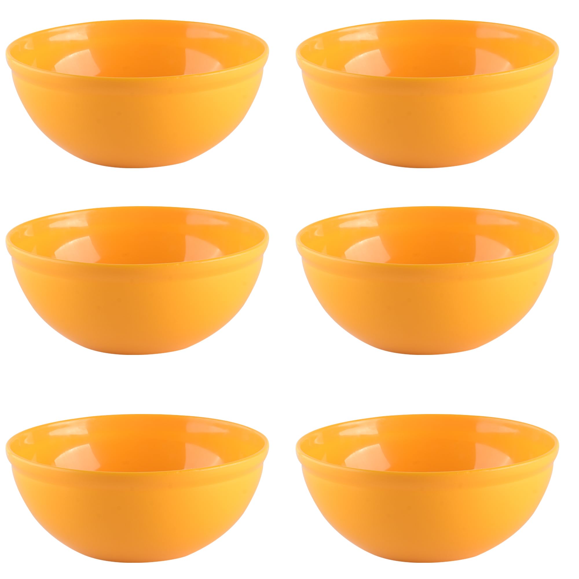 Kuber Industries Pack of 6 Bowls | Bowls for Serving Food | Plastic Bowls for Kitchen | Microwave Safe Bowls | Mixing Bowl | 1500 ML | Yellow (B0D8T2QJ5D) Amazon Price History, Amazon Price Tracker