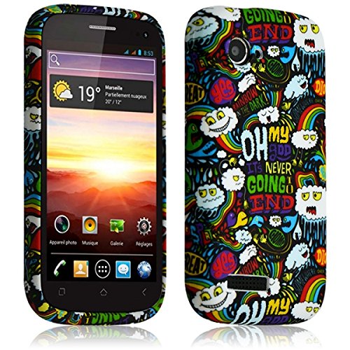 KARYLAX Seluxion - Coque Semi Rigide pour Smartphone Wiko Cink Slim/Slim 2 - Motif LM18